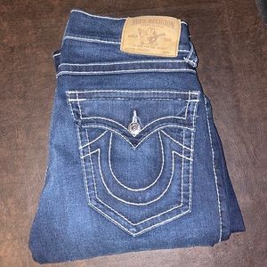 True religion jeans (size 33) blue jeans straight